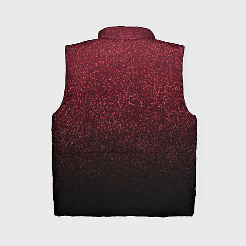 Женский жилет Амарантовый градиент крошка / 3D-Черный – фото 2