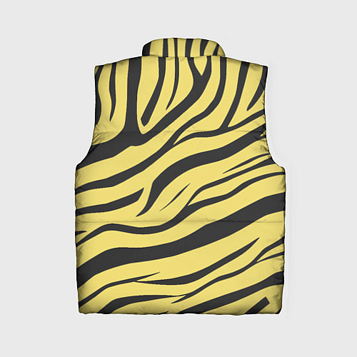 Женский жилет Светлый тигровый паттерн / 3D-Черный – фото 2