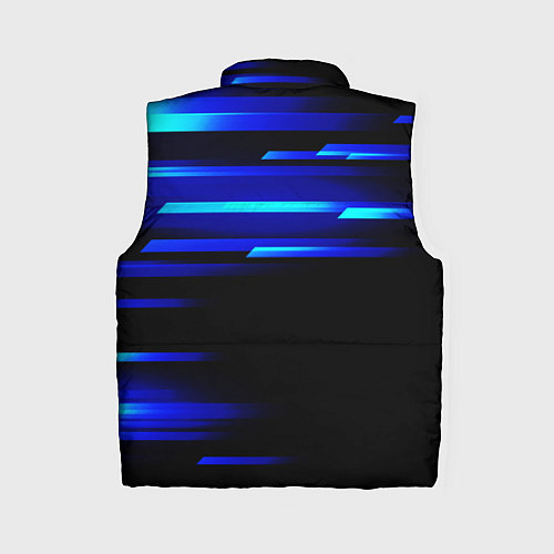 Женский жилет Color blue black / 3D-Черный – фото 2
