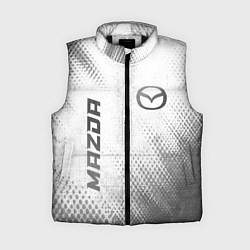 Женский жилет Mazda - white gradient вертикально, цвет: 3D-черный