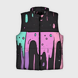 Женский жилет Стекающая краска текстура