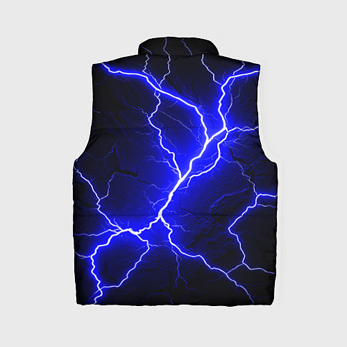 Женский жилет Color blue black / 3D-Черный – фото 2