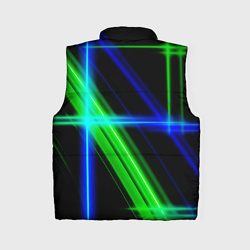 Женский жилет Color blue black green / 3D-Черный – фото 2