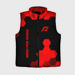 Женский жилет Need for Speed - red gradient вертикально