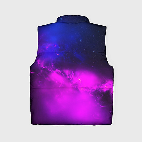 Женский жилет Космонавт среди облаков / 3D-Черный – фото 2