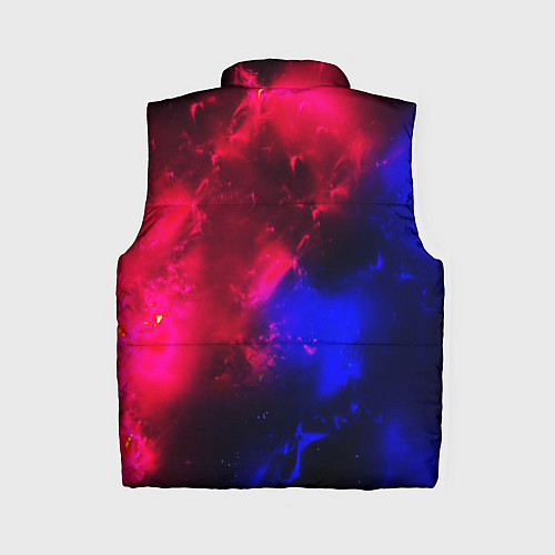Женский жилет Космонавт в пламени / 3D-Черный – фото 2