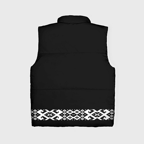 Женский жилет Славянский орнамент и узор на черном - вышиванка р / 3D-Черный – фото 2