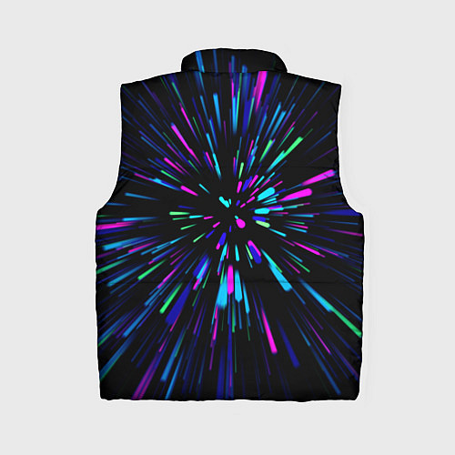 Женский жилет Neon rods / 3D-Черный – фото 2