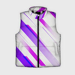 Женский жилет Color white pink