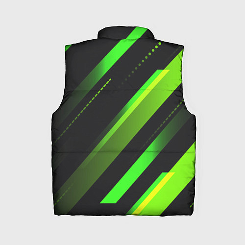 Женский жилет Color black green / 3D-Черный – фото 2