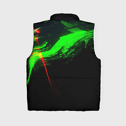 Женский жилет Color black green red / 3D-Черный – фото 2