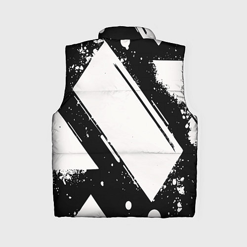 Женский жилет Color black white / 3D-Черный – фото 2