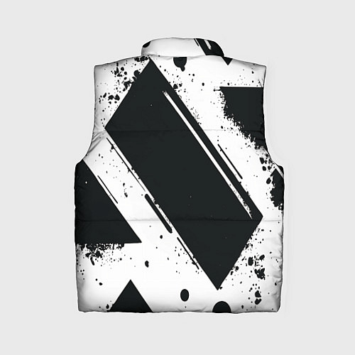 Женский жилет Color black white / 3D-Черный – фото 2