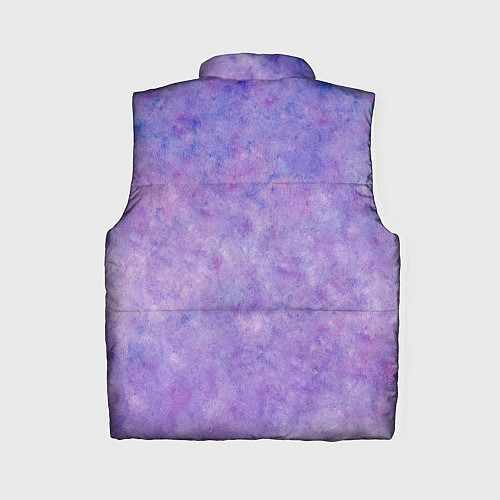 Женский жилет Фиолетовый свет фонаря / 3D-Черный – фото 2