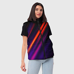 Женский жилет Multicolored, цвет: 3D-черный — фото 2