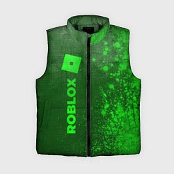 Женский жилет Roblox - green gradient по-вертикали, цвет: 3D-черный