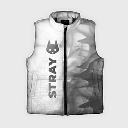 Женский жилет Stray - white gradient по-вертикали, цвет: 3D-черный
