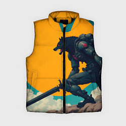 Женский жилет Киберчеловек-волк