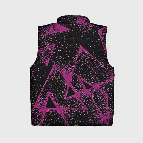 Женский жилет The triangle is pink / 3D-Черный – фото 2