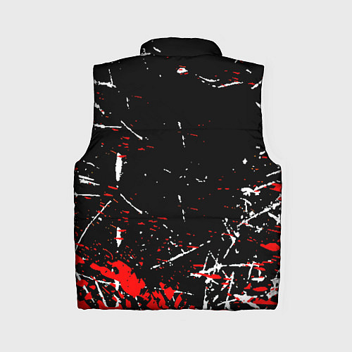 Женский жилет Арсенал штрихи красок / 3D-Черный – фото 2
