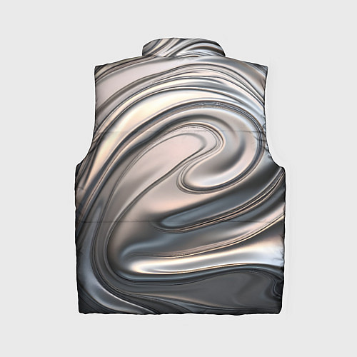 Женский жилет Расплавленный металл / 3D-Черный – фото 2