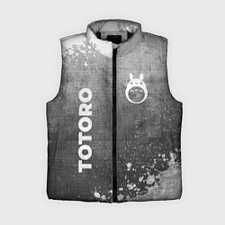 Женский жилет Totoro - grey gradient вертикально