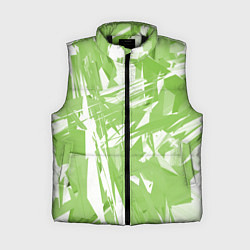 Женский жилет Color white green, цвет: 3D-черный
