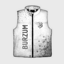 Женский жилет Burzum - white gradient вертикально
