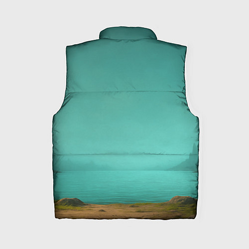 Женский жилет Trippi Troppi рыба мем / 3D-Черный – фото 2