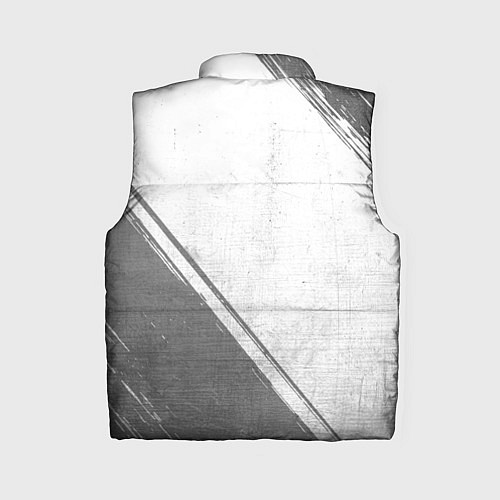 Женский жилет Bon Jovi - white gradient вертикально / 3D-Черный – фото 2