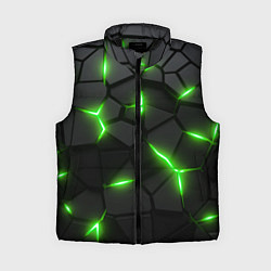 Женский жилет Зеленая неоновая броня