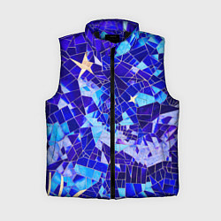 Женский жилет Небо-Звезды, цвет: 3D-черный