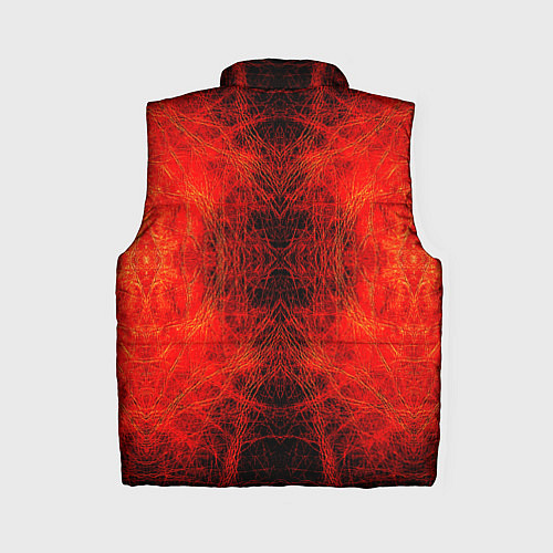 Женский жилет Красно-черная кожа дракона / 3D-Черный – фото 2