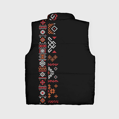 Женский жилет Славянские традиции и культура / 3D-Черный – фото 2