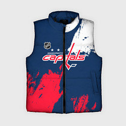Женский жилет Вашингтон Кэпиталз - брызги красок