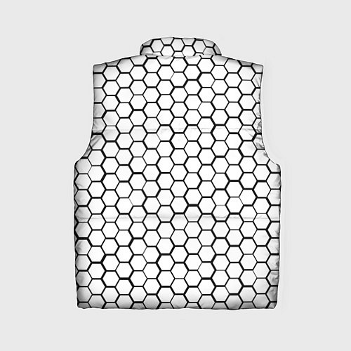 Женский жилет Нью Джерси Девилз - белые соты / 3D-Черный – фото 2