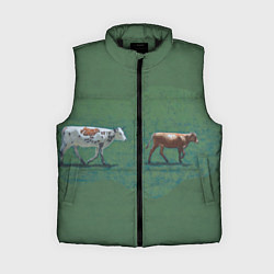 Женский жилет Бык с телёнком