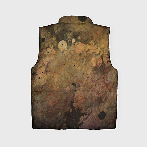 Женский жилет Абстракция - dark pink paint spill / 3D-Черный – фото 2