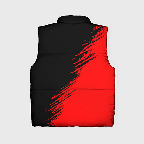 Женский жилет Umbrella Corp - red and black / 3D-Черный – фото 2