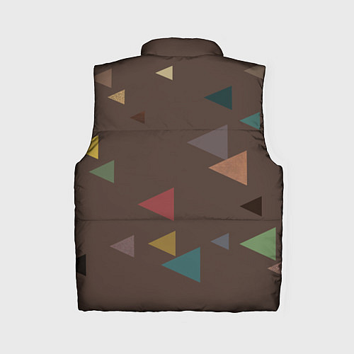 Женский жилет Осень палитра глубокий лес / 3D-Черный – фото 2