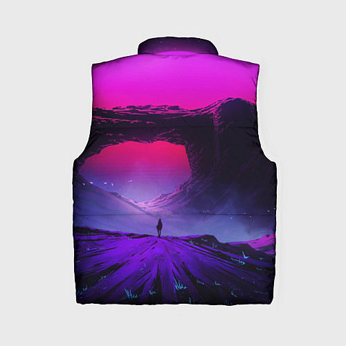 Женский жилет A Journey on the planet / 3D-Черный – фото 2