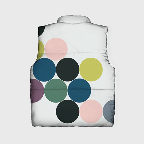 Женский жилет Кластер чил - абстракция / 3D-Черный – фото 2