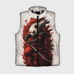 Женский жилет Демоническая панда самурай - нейроарт