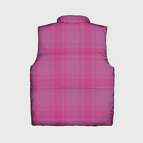 Женский жилет Checkered pink / 3D-Черный – фото 2