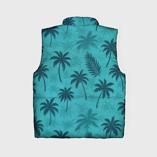 Женский жилет Гавайский стиль - Томми Версетти / 3D-Черный – фото 2