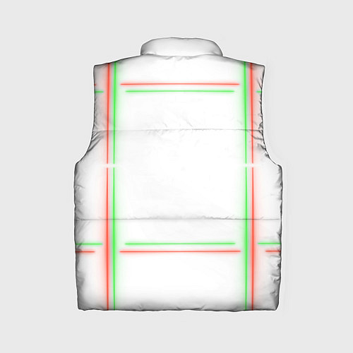 Женский жилет Neon light green red / 3D-Черный – фото 2