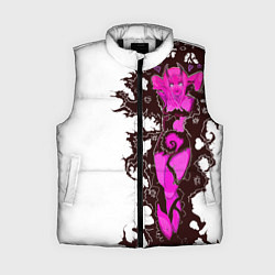 Женский жилет Your demon neon sexy anime girl cyberpunk tattoo, цвет: 3D-черный