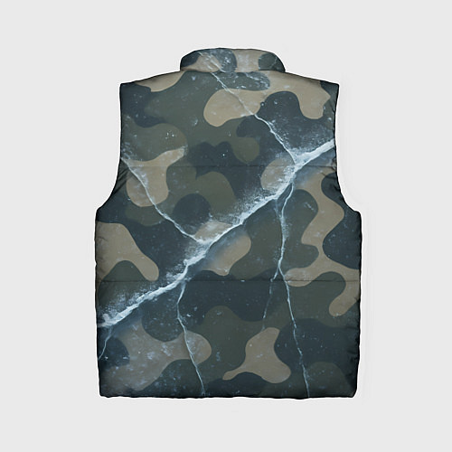 Женский жилет Ледяной камуфляж / 3D-Черный – фото 2