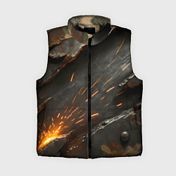 Женский жилет Искры метала под камуфляжем