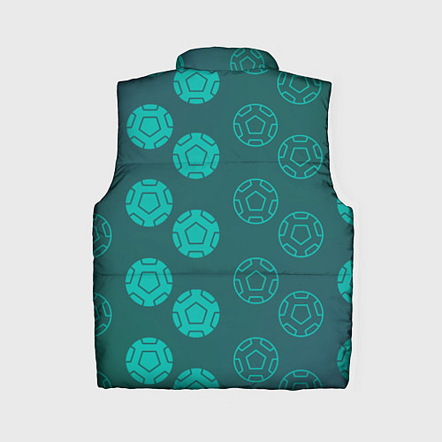 Женский жилет Спортивные мячи / 3D-Черный – фото 2